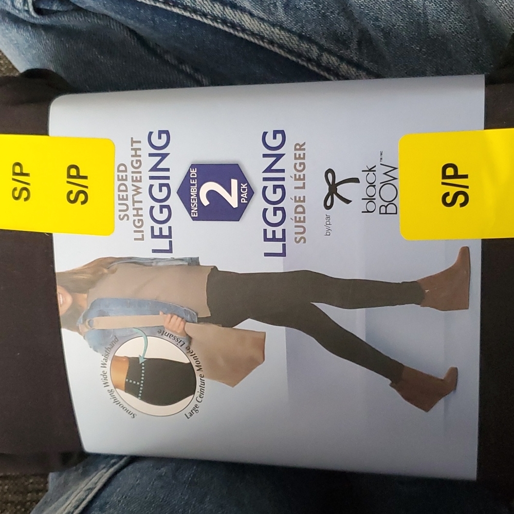 2 pack black leggings